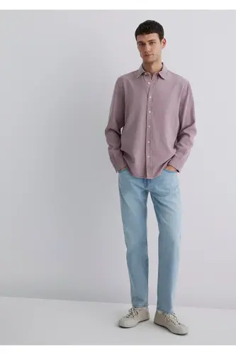 Льняная Смесь Розовая Кастрюля Tm Lyocell Рубашка Рег - 2