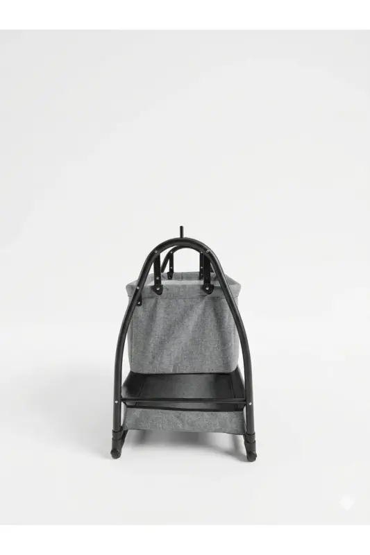 Льняная Ткань Профиль Качающаяся Портативная Прикроватная Колыбель - 3