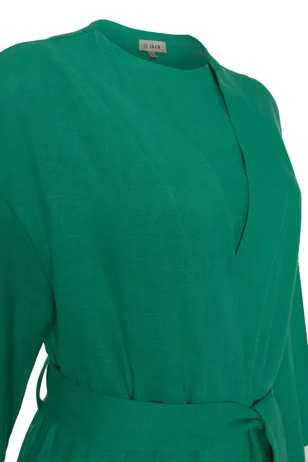 Льняной Твинсет - 2