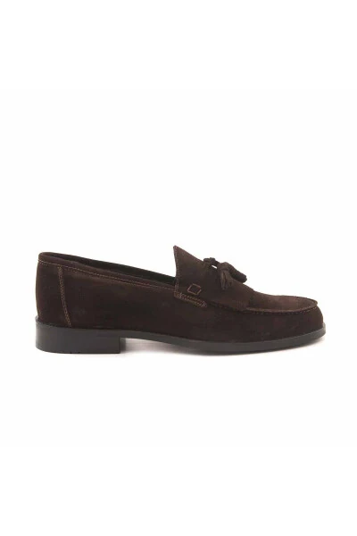 Loafer Men's Classic Shoe 0137-Coffee Suede - KEMAL TANCA