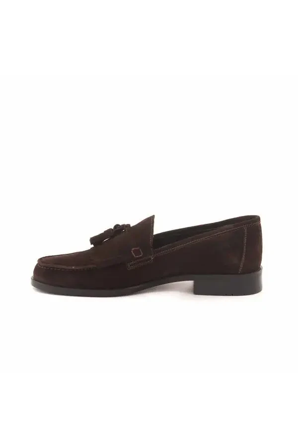 Loafer Men's Classic Shoe 0137-Coffee Suede - 2