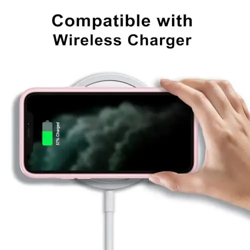 LoeoeL for iPhone 11 Pro Max Case Clear, Transparent Hybrid 11 Pro Max Phone Case [Hard Plastic & Soft Silicone Bumper] Acrylic Non Yellowing Thin Slim Protective Cover for Women, Light Pink - 7