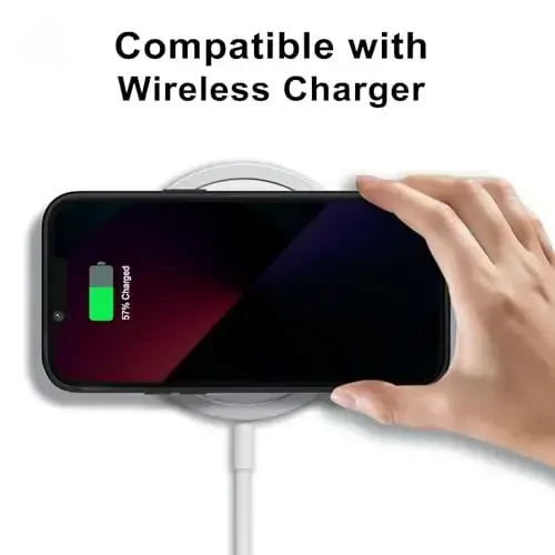 LoeoeL for iPhone 13 Mini Case Clear, Transparent Hybrid 13 Mini Phone Case [Hard Plastic & Soft Silicone Bumper] Acrylic Non Yellowing Thin Slim Protective Cover for Women, Black - 8