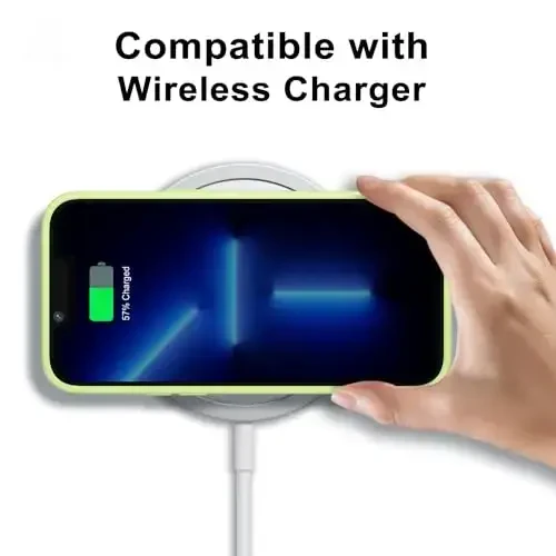 LoeoeL for iPhone 13 Pro Max Case Clear, Transparent Hybrid 13 Pro Max Phone Case [Hard Plastic & Soft Silicone Bumper] Acrylic Non Yellowing Thin Slim Protective Cover for Women, Mint Green - 7