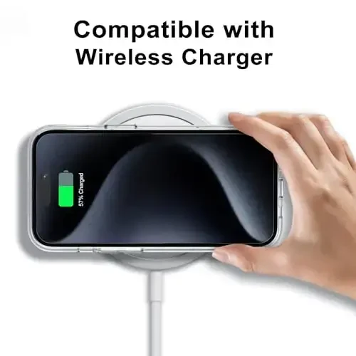 LoeoeL for iPhone 15 Pro Case Clear, Transparent Hybrid 15 Pro Phone Case [Hard Plastic & Soft Silicone Bumper] Acrylic Non Yellowing Thin Slim Protective Cover for Women, Crystal Clear - 7