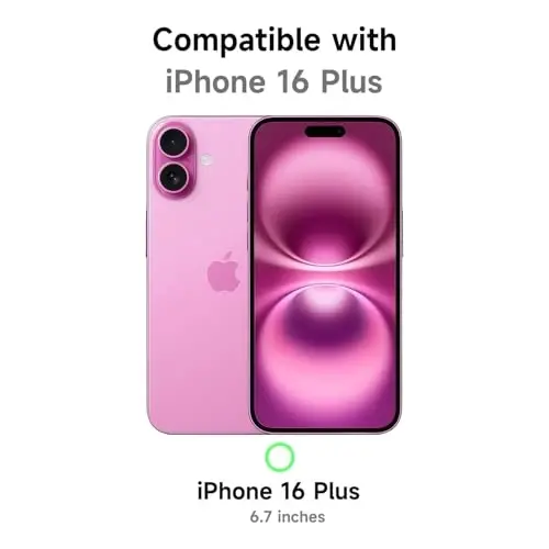 LoeoeL for iPhone 16 Plus Case Clear, Transparent Hybrid 16 Plus Phone Case [Hard Plastic & Soft Silicone Bumper] Acrylic Non Yellowing Thin Slim Protective Cover for Women, Purple Lavender - LOEOEL (1)
