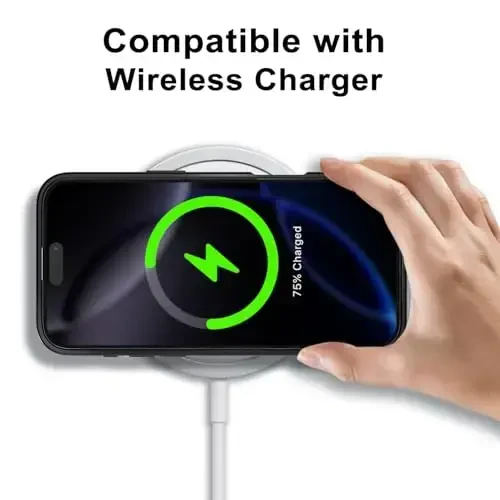 LoeoeL for iPhone 16 Pro Max Case Clear, Transparent Hybrid 16 Pro Max Phone Case [Hard Plastic & Soft Silicone Bumper] Acrylic Non Yellowing Thin Slim Protective Cover for Women, Black - 7