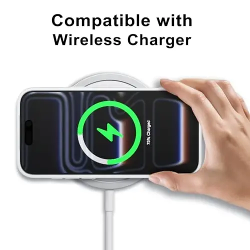 LoeoeL for iPhone 17 Pro Max Case Clear, Transparent Hybrid iPhone 17 Pro Max Phone Case [Hard Plastic & Soft Silicone Bumper] Acrylic Non Yellowing Thin Slim Protective Cover for Women, White - 8