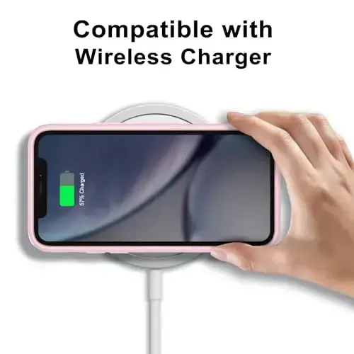 LoeoeL for iPhone XR Case Clear, Shaffof Gibrid XR Telefon Gʻilofi [Qattiq Plastmassa & Yumshoq Silikon Bamper] Akril Sariqqa Oʻchmaydigan Yupqa Himoya Qopqogʻi Ayollar uchun, Och Pushti - 7