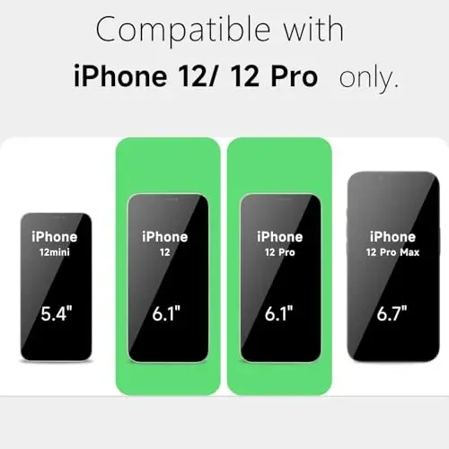 LoeoeL iPhone 12 Pro/ 12 uchun g'ilof Shaffof, gibrid 12 Pro/ 12 telefon g'ilofi [Qattiq plastik va yumshoq silikon bamper] Akril sarg'aymaydigan ingichka himoya qopqog'i ayollar uchun, och pushti - LOEOEL (1)