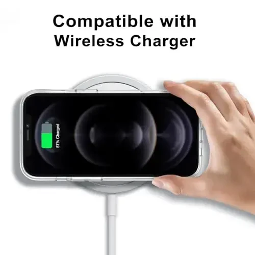 LoeoeL iPhone 12 Pro/ 12 uchun gʻilof Shaffof, Gibrid 12 Pro/ 12 Telefon gʻilofi [Qattiq plastik & Yumshoq silikon bamper] Akril sargʻaymaydigan Yupqa himoya qopqogʻi ayollar uchun, Kristal tiniq - 7