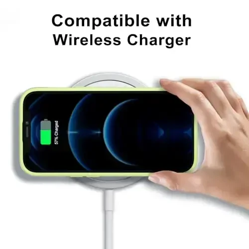 LoeoeL for iPhone 12 Pro Max Case Clear, Transparent Hybrid 12 Pro Max Phone Case [Hard Plastic & Soft Silicone Bumper] Acrylic Non Yellowing Thin Slim Protective Cover for Women, Mint Green - 7