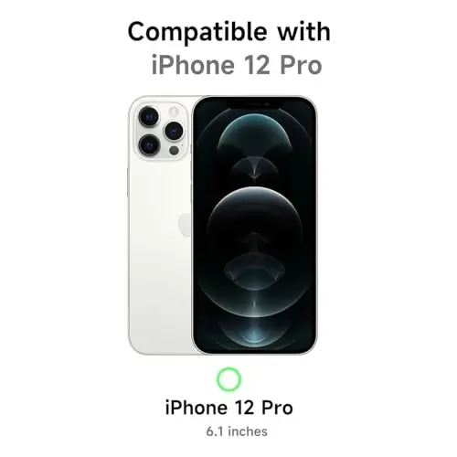 LoeoeL iPhone 12 Pro/12 Kılıfı Şeffaf, Transparan Hibrit 12 Pro/12 Telefon Kılıfı [Sert Plastik & Yumuşak Silikon Tampon] Akrilik Sararmayan İnce Koruyucu Kapak Kadınlar için, Mor Lavanta - 2