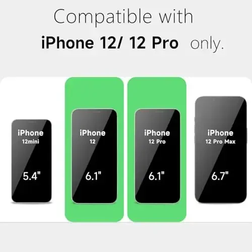 LoeoeL iPhone 12 Pro/12 uchun g'ilof Shaffof, gibrid 12 Pro/12 telefon g'ilofi [Qattiq plastik va yumshoq silikon bumper] Akril sarg'aymaydigan ingichka himoya qopqog'i ayollar uchun, oq - 2