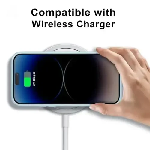 LoeoeL iPhone 14 Pro G'ilofi Shaffof, Shaffof Gibrid 14 Pro Telefon G'ilofi [Qattiq Plastmassa va Yumshoq Silikon Bamper] Ayollar uchun Akril Sariqlanmaydigan YUpqa Himoya Qopqog'i, Ochiq Moviy - 7