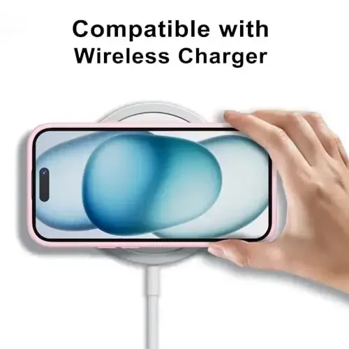 LoeoeL iPhone 15 Plus учун силикон чеxол, шиффоф ва бастаи наксли, сизи хавфсиз ва эътимодЛи асрийди - 7