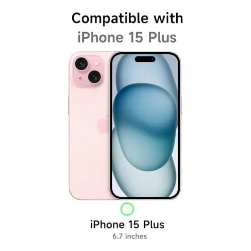 LoeoeL iPhone 15 Plus учун силикон чеxол, шиффоф ва бастаи наксли, сизи хавфсиз ва эътимодЛи асрийди - LOEOEL (1)