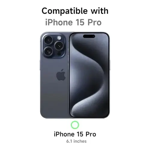 LoeoeL iPhone 15 Pro Kılıfı Şeffaf, Şeffaf Hibrit 15 Pro Telefon Kılıfı [Sert Plastik ve Yumuşak Silikon Tampon] Akrilik Sararmayan İnce İnce Koruyucu Kapak Kadınlar için, Siyah - 2