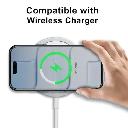 LoeoeL iPhone 17 Air Case Clear uchun, shaffof gibrid iPhone 17 Air telefon qutisi [qattiq plastik va yumshoq silikon bamper] Akril sarg'aymaydigan ingichka himoya qopqog'i ayollar uchun, qora - 7