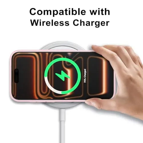 LoeoeL iPhone 17 Pro Case Clear uchun, Shaffof Gibrid iPhone 17 Pro Telefon Qutisi [Qattiq Plastik & Yumshoq Silikon Bumper] Akril Sarg'aymaydigan Yupqa Himoya Qopqog'i Ayollar uchun, Och Pushti - 7