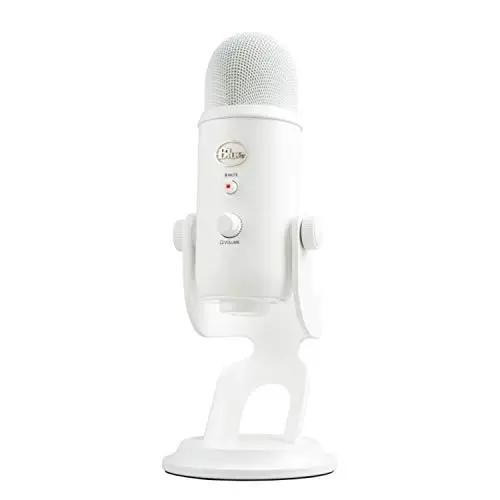 Logitech Creators Blue Yeti USB Microphone for Gaming, Streaming, Podcast, YouTube, Discord, PC, Studio Sound, Plug & Play-Whiteout - 1