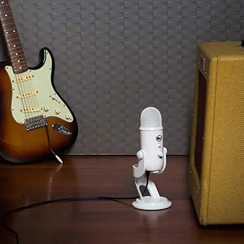 Logitech Creators Blue Yeti USB Microphone for Gaming, Streaming, Podcast, YouTube, Discord, PC, Studio Sound, Plug & Play-Whiteout - 3