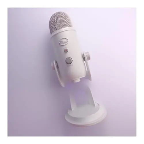Logitech Creators Blue Yeti USB Microphone for Gaming, Streaming, Podcast, YouTube, Discord, PC, Studio Sound, Plug & Play-White Mist - 2