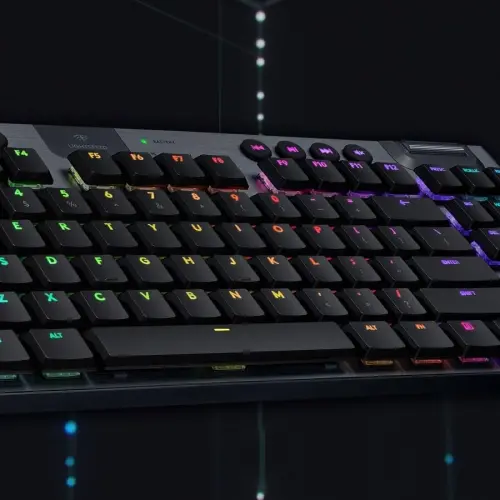 Logitech G915 TKL Tenkeyless Lightspeed simsiz RGB mexanik oʻyin klaviaturasi, past profil kalit variantlari, Lightsync RGB, ilgʻor simsiz va Bluetooth qoʻllab-quvvatlashi - Tactile - LOGITECH G (1)
