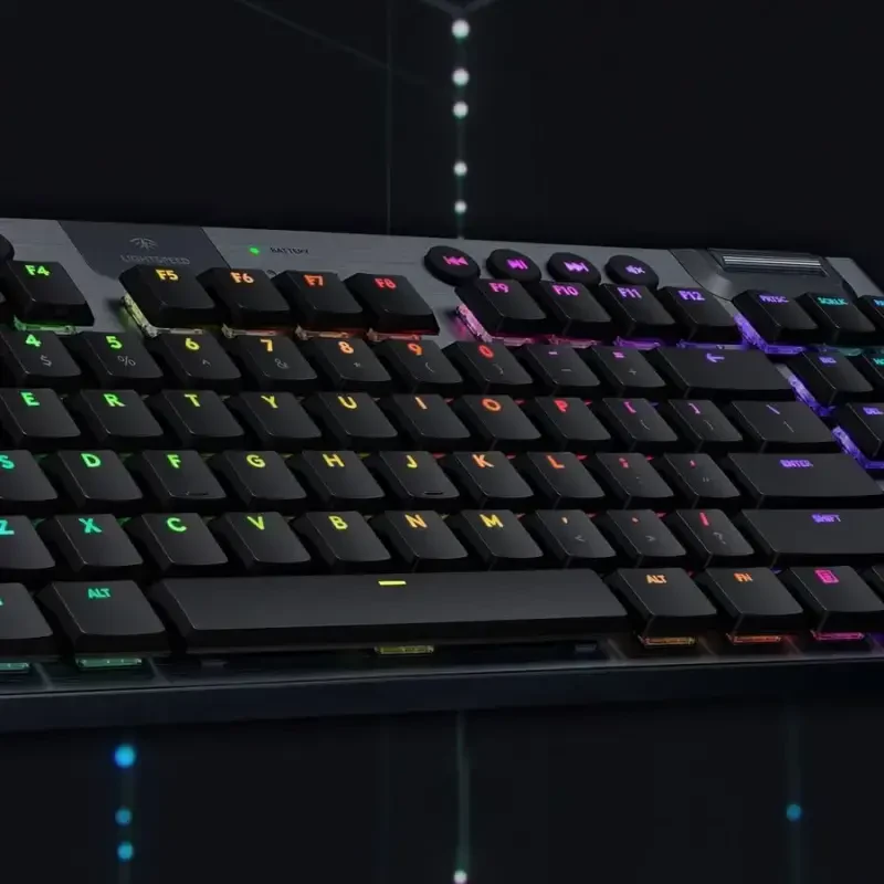 Logitech G915 TKL Tenkeyless Lightspeed Wireless RGB Mechanical Gaming Keyboard, Low Profile Switch Options, Lightsync RGB, Advanced Wireless and Bluetooth Support - Tactile - 2