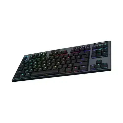 Logitech G915 TKL Tenkeyless Lightspeed Wireless RGB Mechanical Gaming Keyboard, Low Profile Switch Options, Lightsync RGB, Advanced Wireless and Bluetooth Support - Tactile - 4