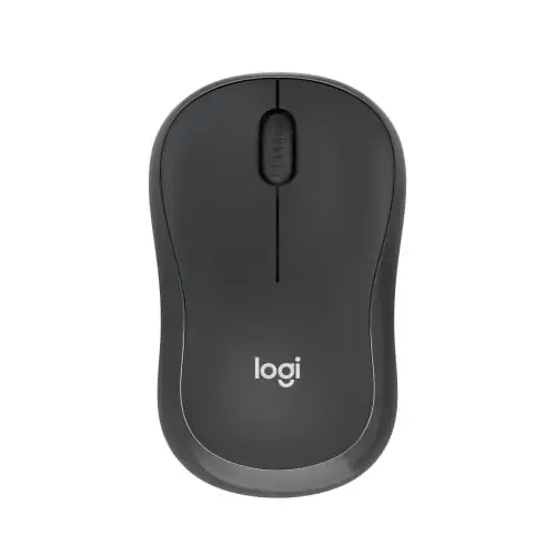 Logitech M240 Silent Bluetooth Mouse, Wireless, Compact, Portable, Smooth Tracking, 18-Month Battery, for Windows, macOS, ChromeOS, Compatible with PC, Mac, Laptop, Tablets - Graphite 