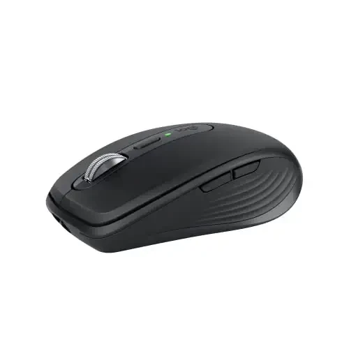 Logitech MX Anywhere 3S ixcham simsiz sichqonchasi, tezkor aylantirish, 8K DPI har qanday sirtda kuzatish, sokin bosishlar, dasturlanadigan tugmalar, USB C, Bluetooth, Windows kompyuter, Linux, Chrome, Mac - Grafit - 1