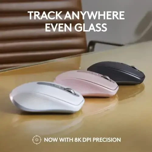 Logitech MX Keys Mini Keyboard + MX Anywhere 3S Simsiz Sichqoncha - Suyuq Terish, Orqa Yoritilgan Tugmalar, Tez Oʻtkazish, USB-C, Bluetooth, Yilni, Koʻp OT bilan mos - Grafit - 5