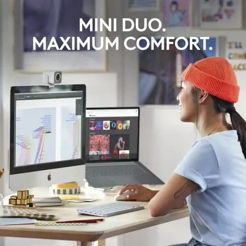 Logitech MX Keys Mini Keyboard + MX Anywhere 3S Simsiz Sichqoncha - Suyuq Terish, Orqa Yoritilgan Tugmalar, Tez Oʻtkazish, USB-C, Bluetooth, Yilni, Koʻp OT bilan mos - Grafit - 3