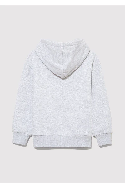 Logo Hoodie Gray Sweatshirt - 3