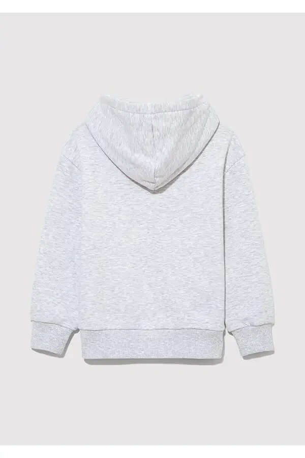 Logo Hoodie Gray Sweatshirt - 3