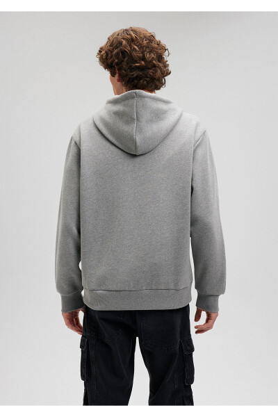 Logo Hoodie Zip Grey Sweatshirt 066979-34686 - 10