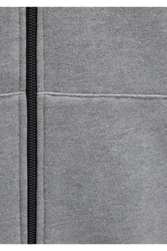 Logo Hoodie Zip Grey Sweatshirt 066979-34686 - 8