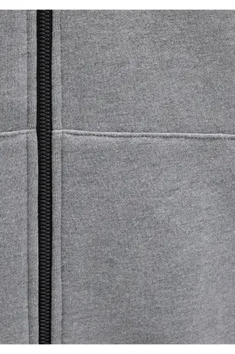Logo Hoodie Zip Grey Sweatshirt 066979-34686 - 8