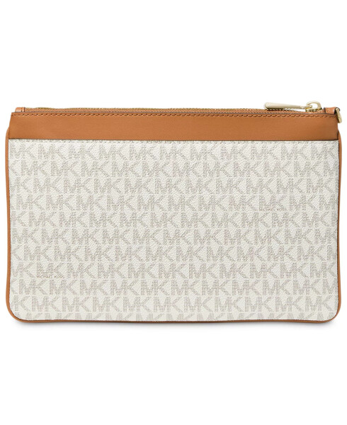 Logo Jet Set Charm Wristlet Vanilla/acorn - 2