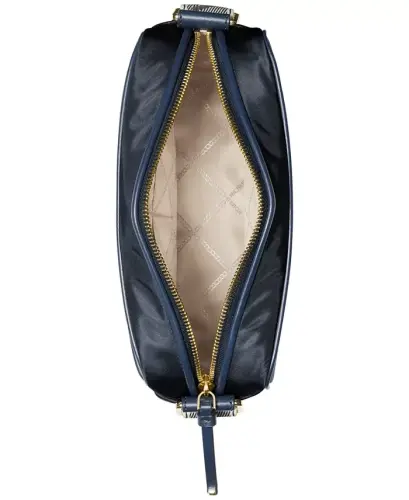 Logo Large Nylon Crossbody with Webbing Strap -Navy - 3