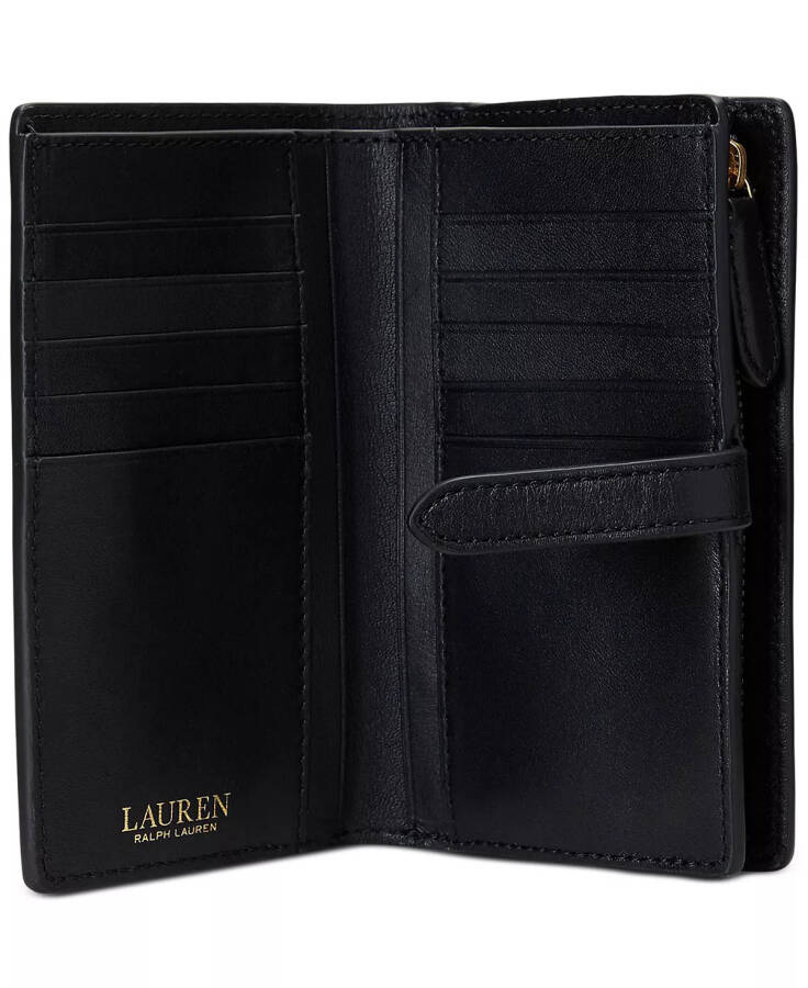 Logo Leather Wallet Black - 2