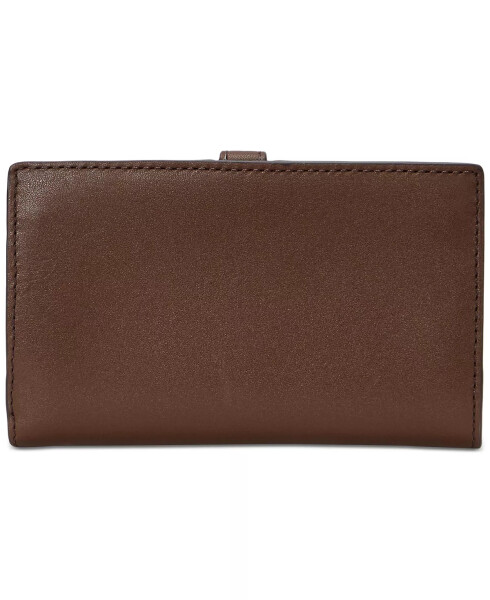 Logo Leather Wallet Dark Mahogany - 2