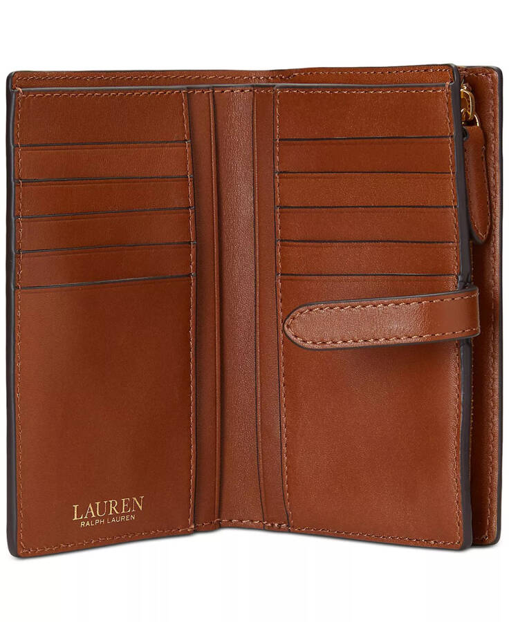 Logo Leather Wallet Lauren Tan - 2