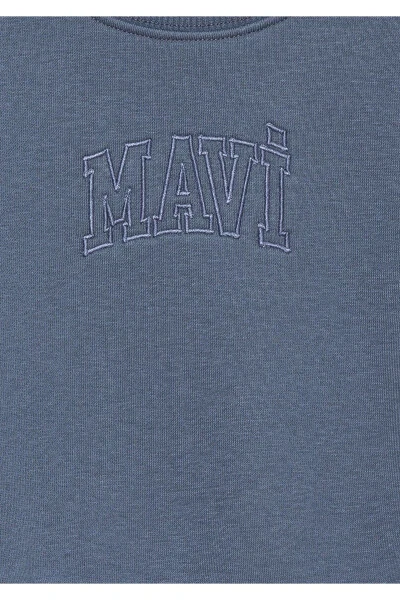 Logo Printed Crop Sweatshirt 7s10078-70871 - 6