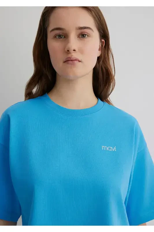 Logo Printed Crop T-Shirt Crop / Short Cut 1613070 - 3