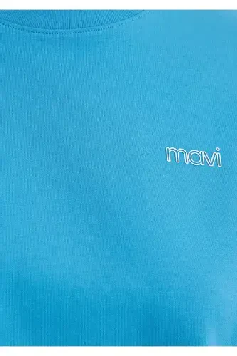 Logo Printed Crop T-Shirt Crop / Short Cut 1613070 - 4