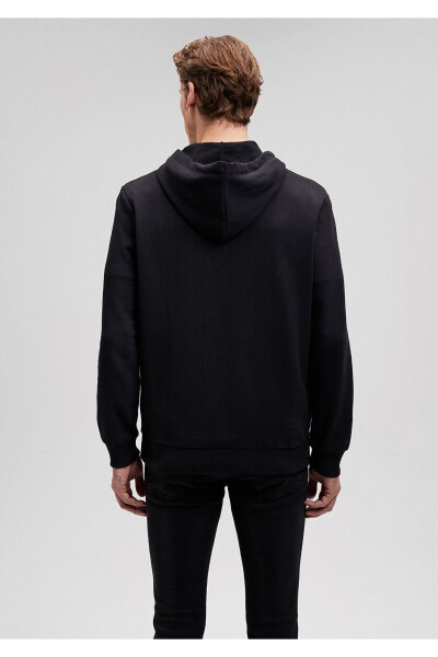 Logo Printed Hooded Black Sweatshirt 065606-900 - 14