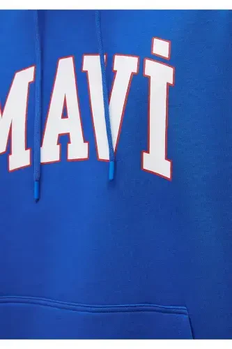 Logo Printed Hooded Sweatshirt - 7