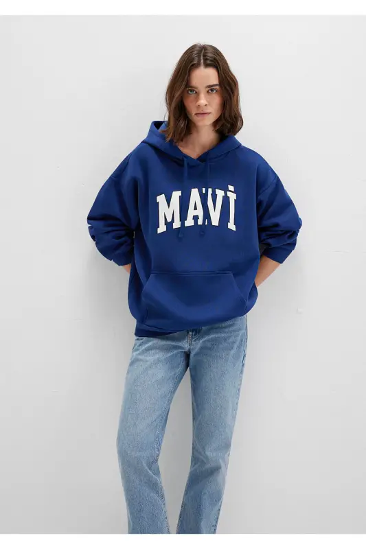 Logo Printed Oversize Sweatshirt 1600361-70722 - MAVI